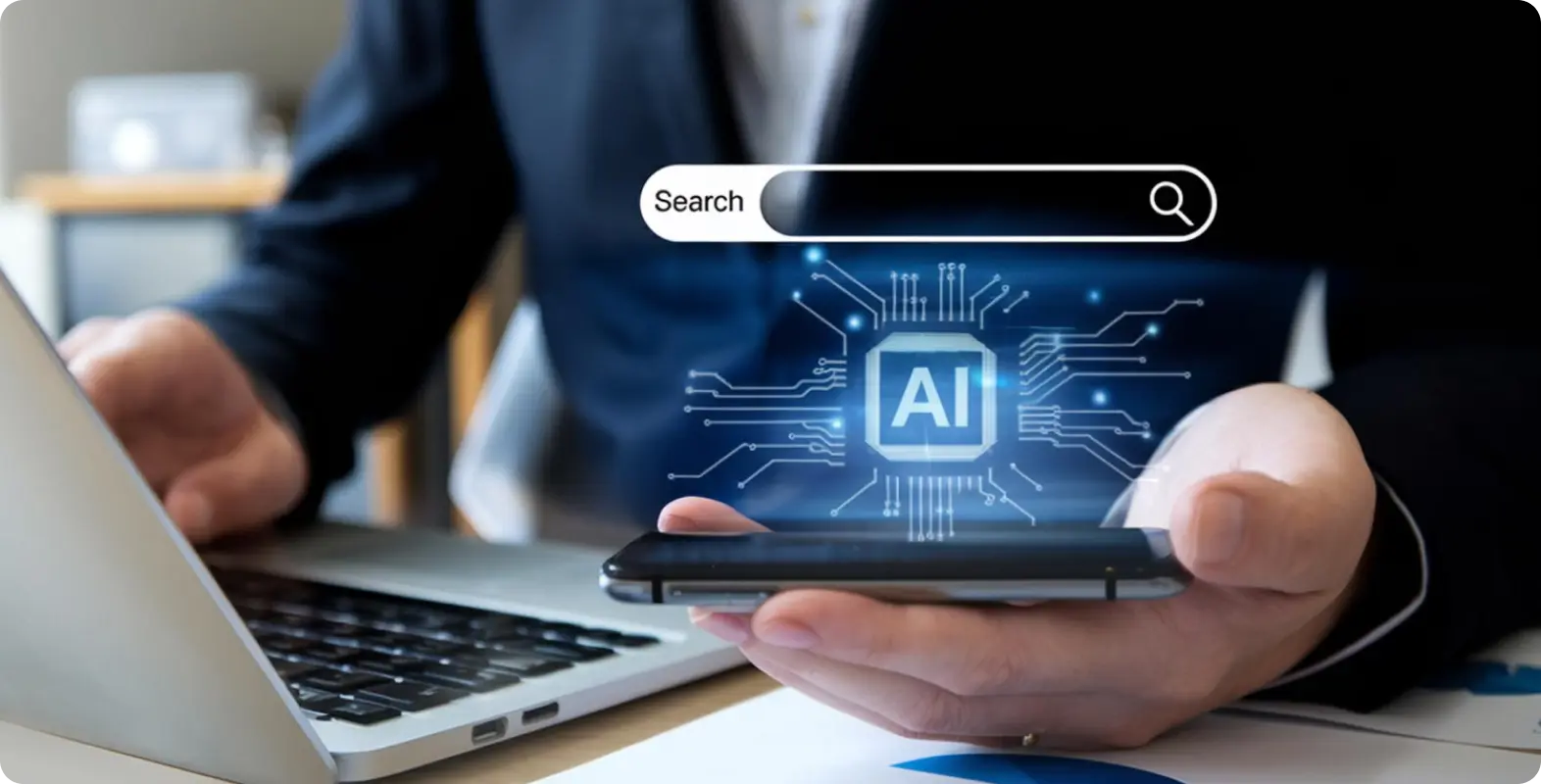 AI Overviews and Google Search 2025 Banner