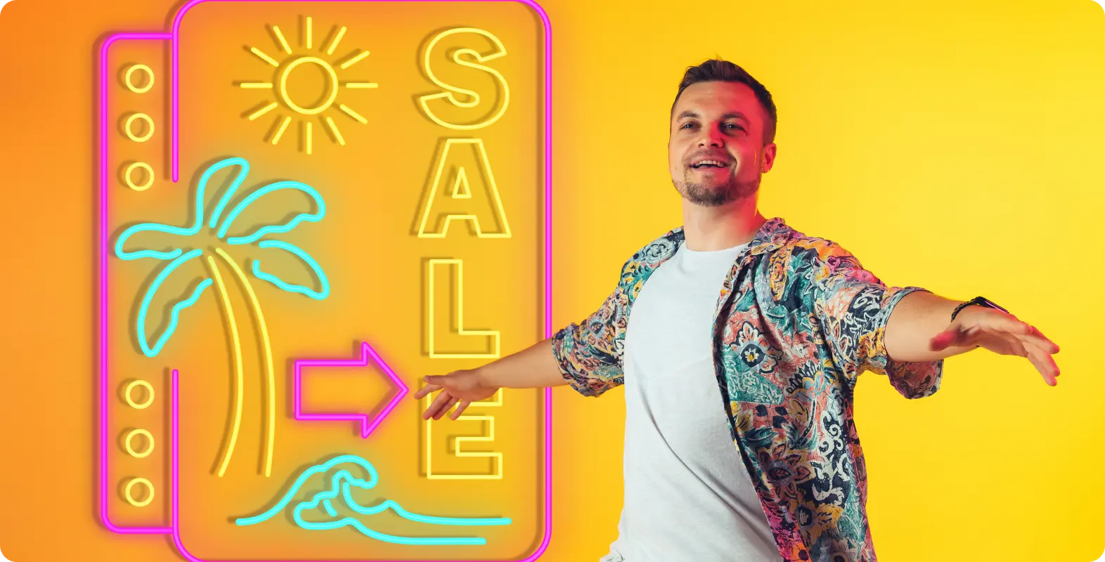 Dubai Summer Surprises Social Media Marketing Banner