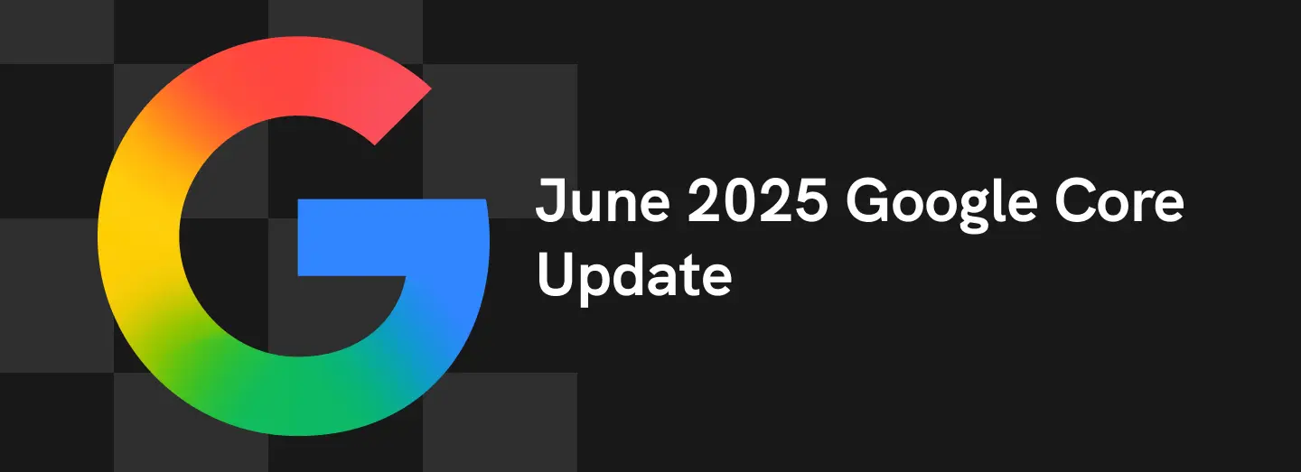 June 2025 Google Core Update Banner