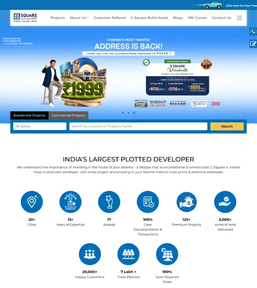 G Square Website