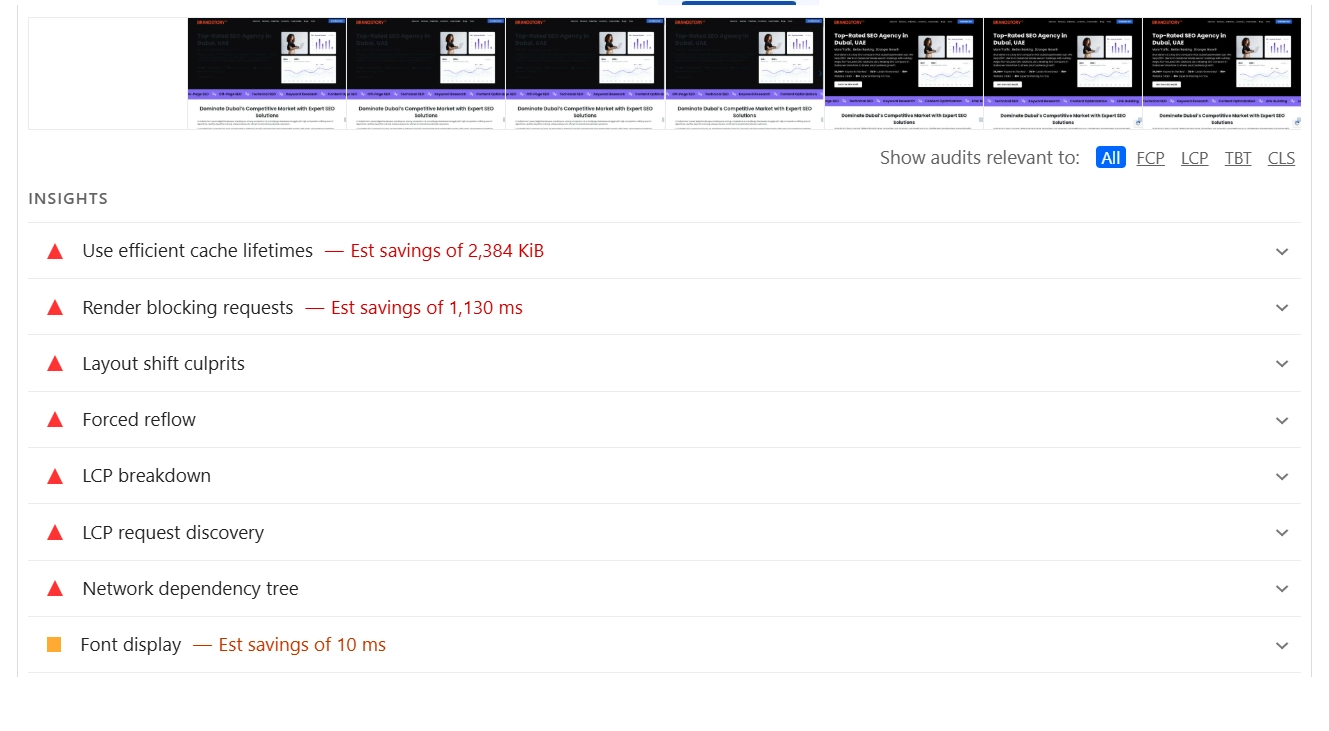 Core Web Vitals LCP INP CLS checklist for on-page SEO 2026